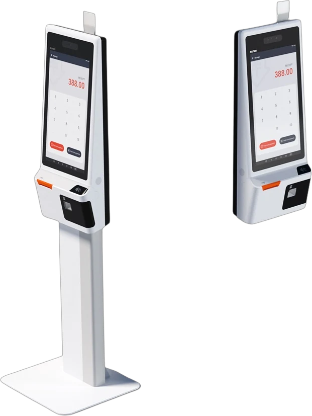 Kiosk samoobsługowy Sunmi K2 z ekranem 24 cale